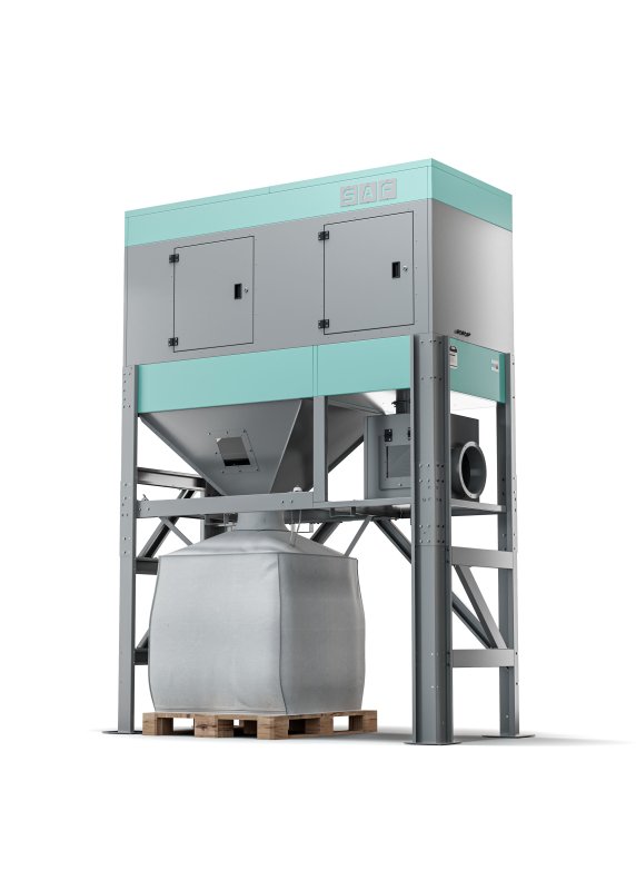 SB-6500 Mobile Dust Collector with Big Bag Sack, Part Separator, Cleaning